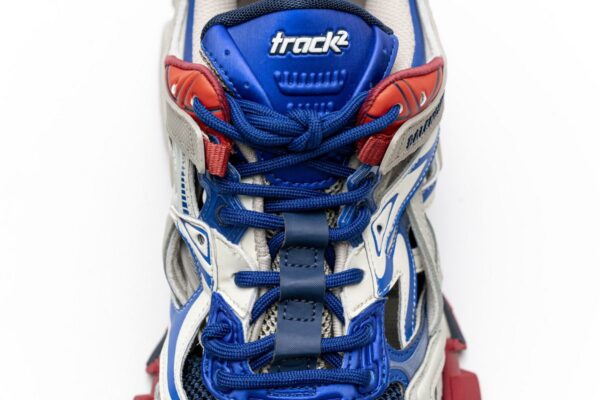 570391 W2GN2 8570 Blenciaga Track 2 Sneaker Beige Blue - Image 8