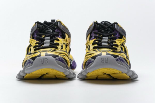 570391 W2GN1 2027 Blenciaga Track 2 Sneaker Yellow Black - Image 5