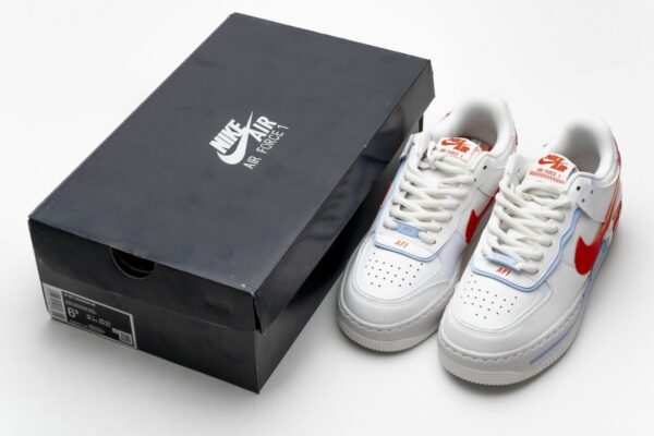 CQ9503-100 Womens Air Force 1 Team Orange - Image 3