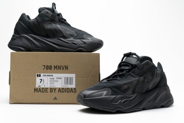 FV4440 adidas Yeezy Boost 700 MNVN “Triple Black” - Image 2