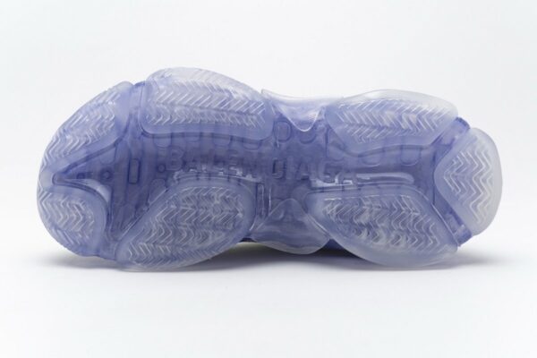 544351 W09E1 1322 Balenciaga Triple S White Purple - Image 9