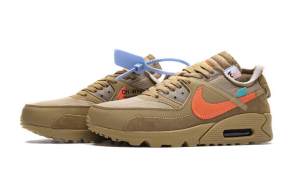 AA7293-200 Off-White x Nike Air Max 90 “Desert Ore” - Image 4