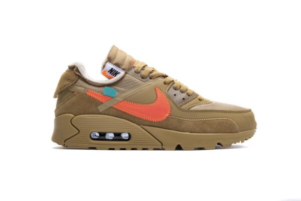 AA7293-200 Off-White x Nike Air Max 90 “Desert Ore” - Image 3