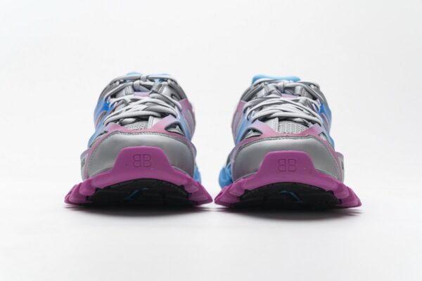 542436 W1GC1 4051 Balenciaga Tess S.Blue Pink Silver - Image 5