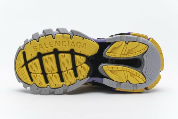 570391 W2GN1 2027 Blenciaga Track 2 Sneaker Yellow Black - Image 8