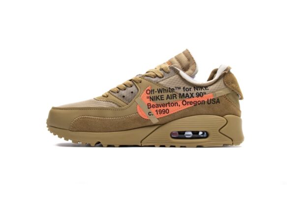 AA7293-200 Off-White x Nike Air Max 90 “Desert Ore” - Image 2