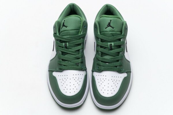 553558-301 Air Jordan 1 Low Pine Green - Image 4