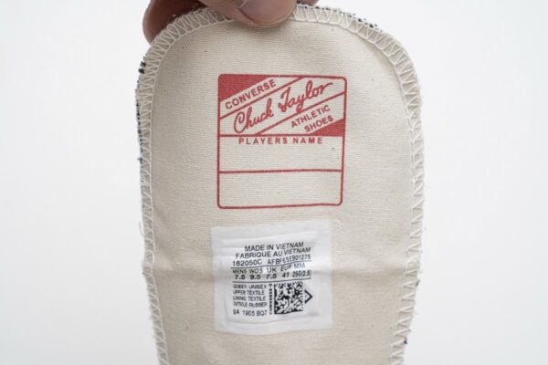 162050C Converse Chuck 70 HI Black Egret - Image 12