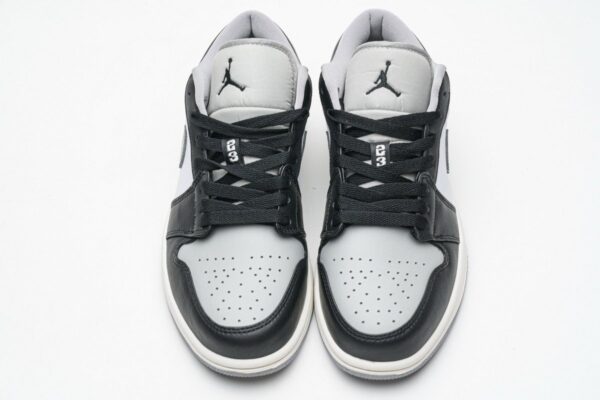 553558-039 Air Jordan 1 Low Light Smoke Grey - Image 4