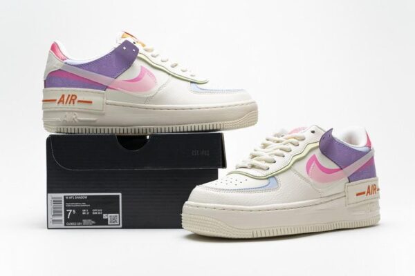 CU3012-164 Nike W Air Force 1 Shadow Pale Ivory Pink - Image 3