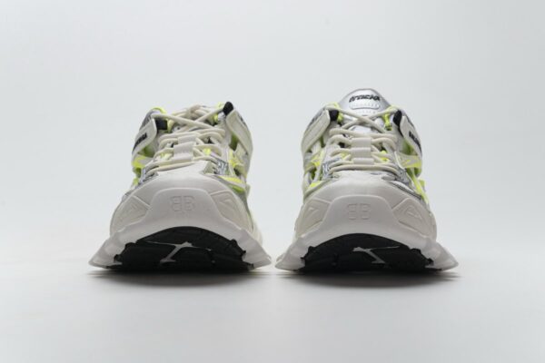 568515 W2ON3 9073 Blenciaga Track 2 Sneaker White Fluo Yellow - Image 5