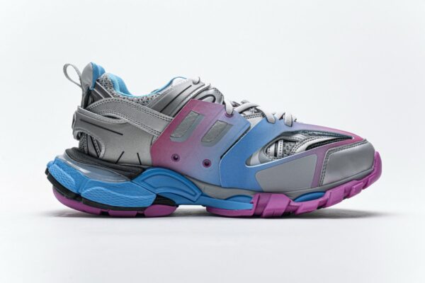 542436 W1GC1 4051 Balenciaga Tess S.Blue Pink Silver - Image 12