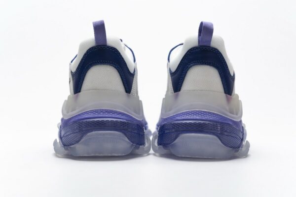 544351 W09E1 1322 Balenciaga Triple S White Purple - Image 7