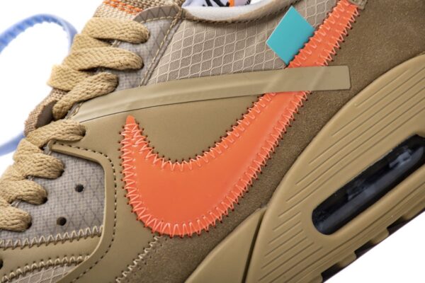 AA7293-200 Off-White x Nike Air Max 90 “Desert Ore” - Image 10