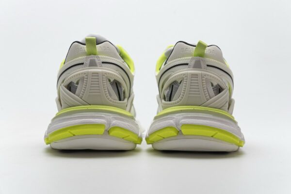 568515 W2ON3 9073 Blenciaga Track 2 Sneaker White Fluo Yellow - Image 7