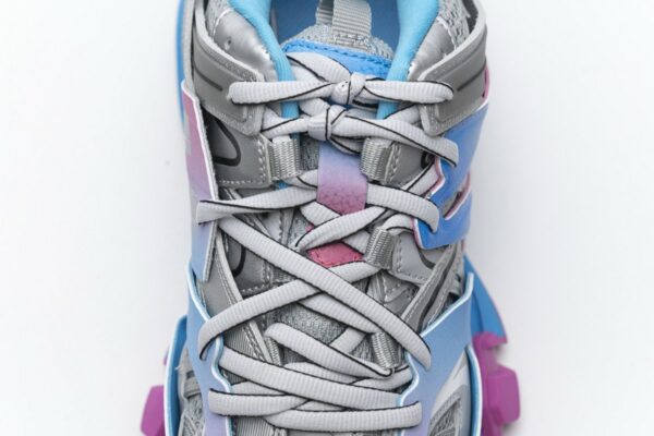 542436 W1GC1 4051 Balenciaga Tess S.Blue Pink Silver - Image 8
