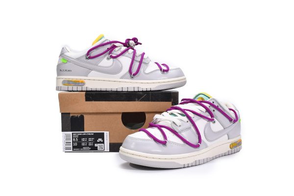 DM1602-100 OFF WHITE x Nike Dunk SB Low The 50 NO.21 - Image 2