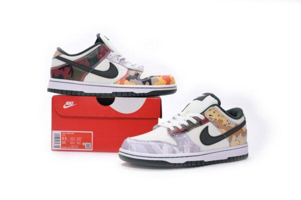 Nike Dunk Low SE Sail Multi-Camo - Image 2