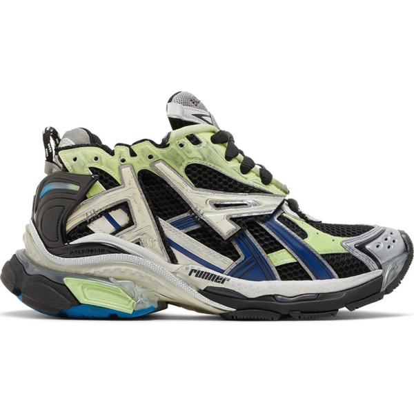 Balenciaga Wmns Runner Sneaker 'Grey Blue Green' - Image 2