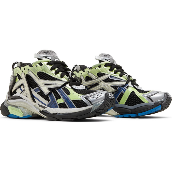 Balenciaga Wmns Runner Sneaker 'Grey Blue Green' - Image 3