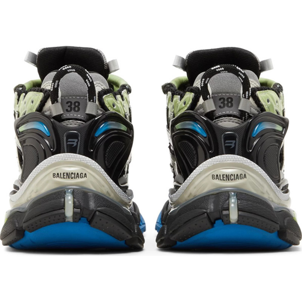 Balenciaga Wmns Runner Sneaker 'Grey Blue Green' - Image 4
